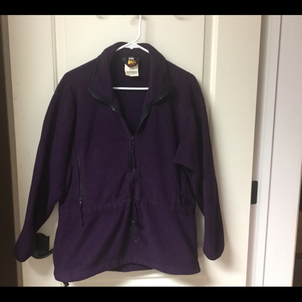 REI “Thaw” Fleece Jacket EUC  Oversized XS